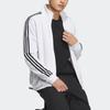 Adidas Colorblock Striped Logo Embroidered Stand Collar Jacket Men Jacket White IA9448