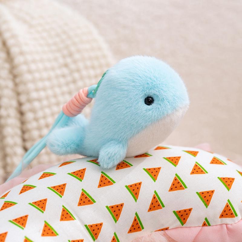 Marine Life Series Plush Doll Pendant - Stuffed Toys Octopus Crab Turtle Seahorse Clam Oyster Lobster Educational Gift for Kids