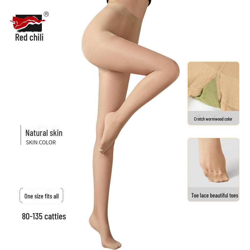 

Ультратонкие чулки Red Pepper 8D из бархата черного цвета с износостойкими носками и кружевными деталями One Size