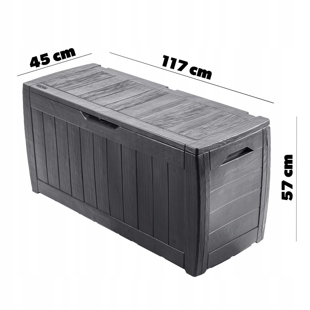 KETER Kiste 270L Hage Hollywood Balkong Boks