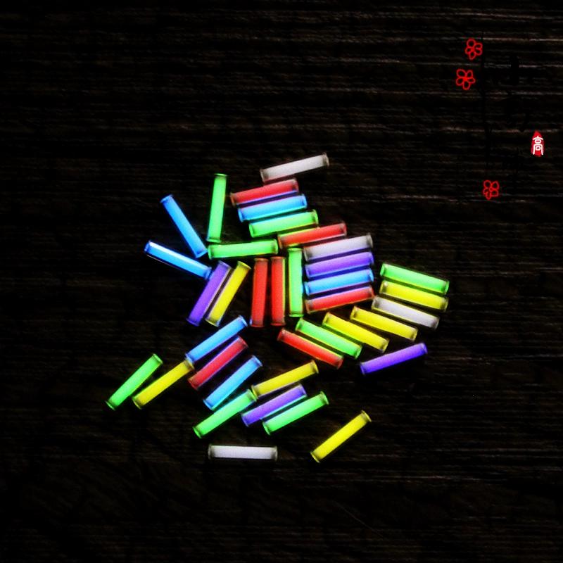 25 years of self-luminous, tritium trachea tritium gas lamp EDC luminous tritium tube push brand decompression toy gyro DIY accessories