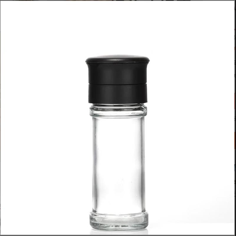 Zhi Shi Ручные стеклянные мельницы для перца и морской соли - Набор из 3 штук