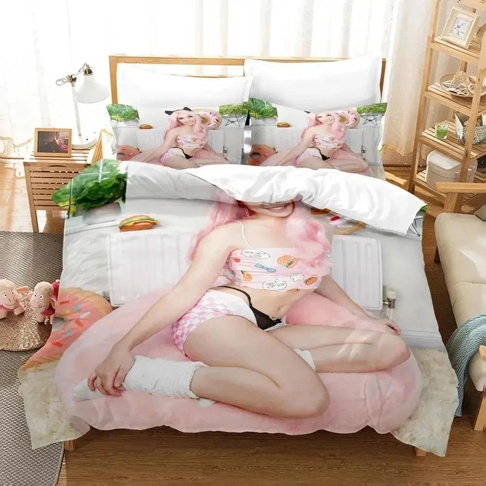 3D Print Belle Delphine Bedding Collection Duvet Cover Bed Collection Quilt Cover Pillowcase Comforter King Queen Size Boys Adult Bedding Collection