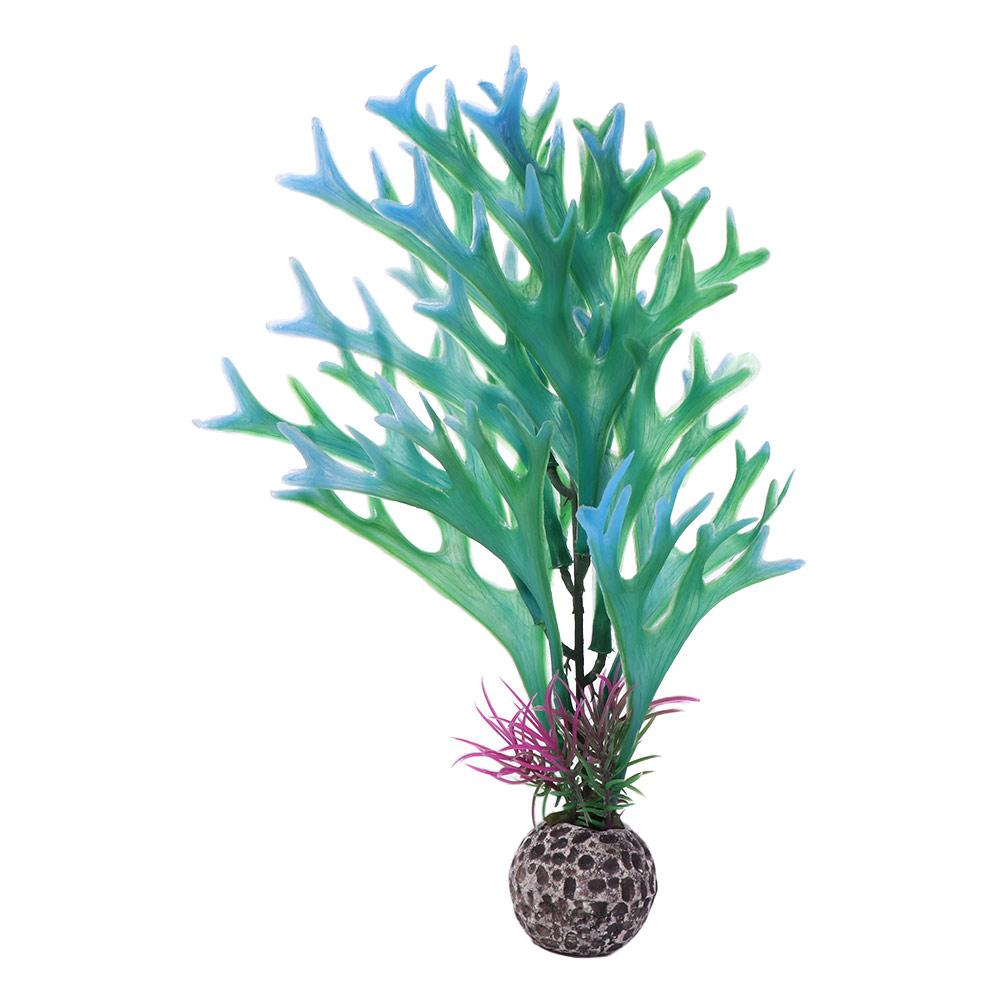 Water Grass Mini Artificial Aquatic Plants Simulation Plastic Antlers Coral Grass Lifelike Underwater Aquatic Plants Home