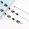 Ethnic Style Gold Waist Chain with Rhinestone Details