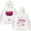 Angel Dust Hoodie Hazbin Hotel Harajuku Anime Pullovers Demoncore Unisex Streetwear Cute Edgy Imp Gift for Fan Streetwear Clothes