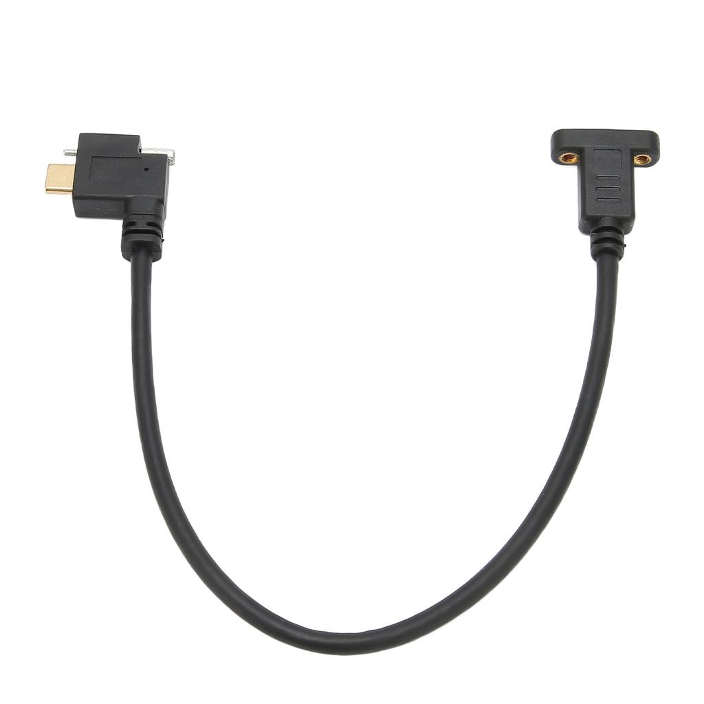 Type C to Type C Cable 10Gbps 5A 4k Gold Plated Standard 16+1 Cores 0.3 Meters Male To Male USB3.1 Cable