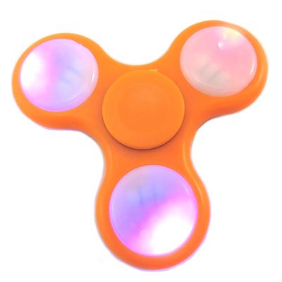 Les Trésors De Lily [P1758] - Handspinner Led 'Les Lumineux' Orange - 7 Cm