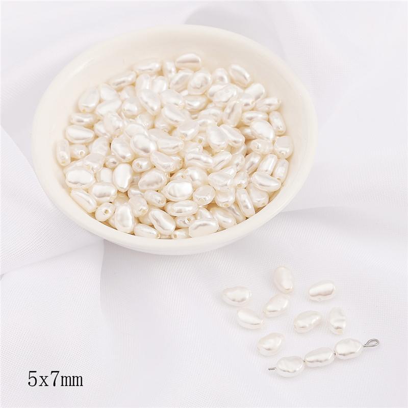 Irregular ABS Imitation Pearls Beads Acrylic Loose Beads for Jewelry Making DIY Necklace Earrings Hairclip Bracelet Necklace