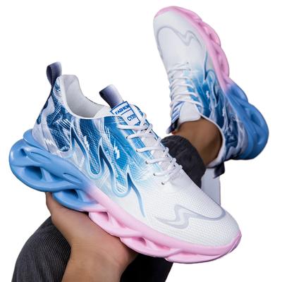 Running Shoes Flat Cushioning Comfortable Gym Jogging Shoes Mesh Breathable Training Tennis Sneakers for Men Lightweight Soft Te