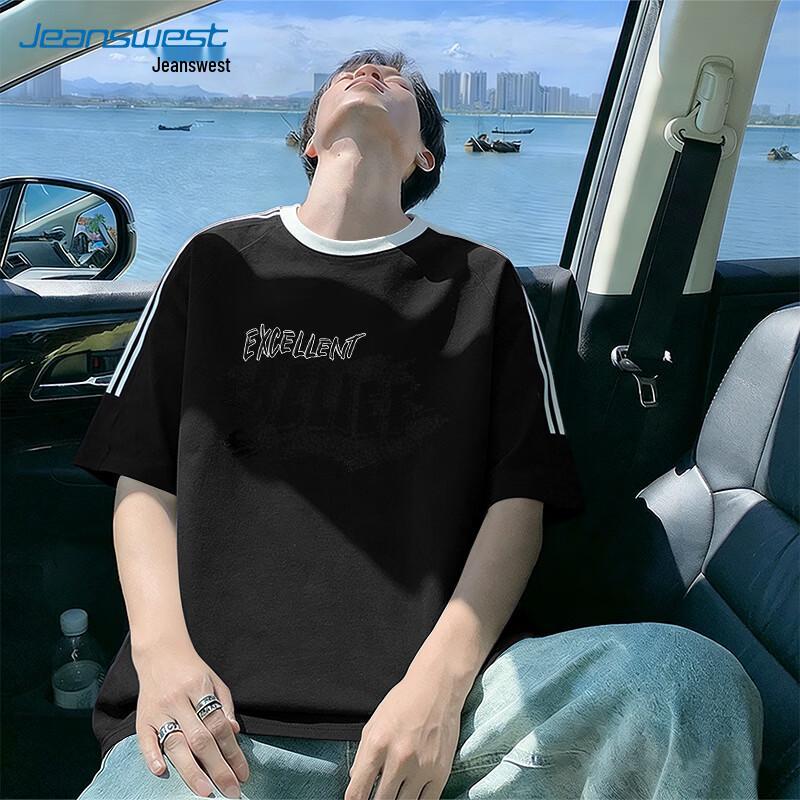 

Jeanswest Men s 2026 Summer Loose Fit Heavyweight T-Shirt XL
