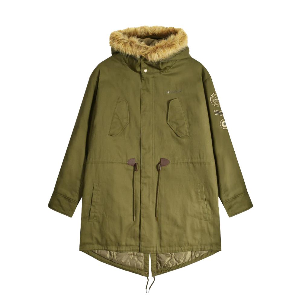 LAMBRETTA Mens Cotton Canvas Parka