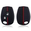 2 3 Buttons Silicone Car Key Case For Renault Trafic Clio Duster Logan Dacia Sandero For Nissan Terrano Almera