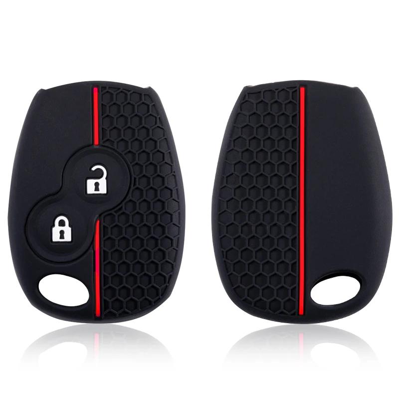 2 3 Buttons Silicone Car Key Case For Renault Trafic Clio Duster Logan Dacia Sandero For Nissan Terrano Almera