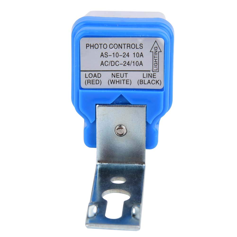 Automatic Light Sensor Light Control Switch, AC 12V24V110V Compatible, 2200W, for Street Lights, Garden Lights, Parking Lots, Parks, Energy-Saving