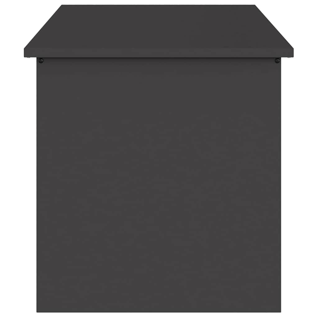 Outdoor Storage Box Black 100 X 50.5 X 50 Cm Steel