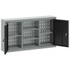 Tool Cabinet with Shelf Black and Grey 100 x 20 x 55 cm
