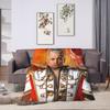 Super Soft Blanket Camping Cody Rhodes  Vintage Throw Blanket  Flannel Bedspread For Bedroom Street Trend Sofa Bed Cover