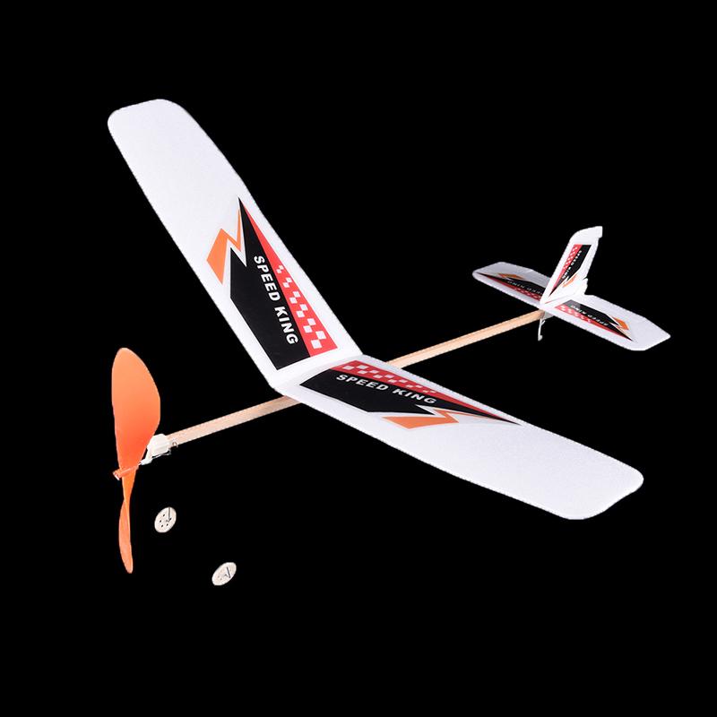 Buy 1pc Plastic Foam Elastic Rubber Powered Flying Plane Kit Aircraft