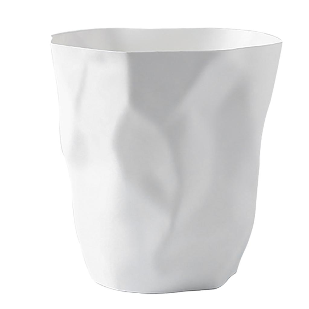 Round Garbage Container Bin Large Capacity Trash Bin Can Wastebasket for Household Bathroom