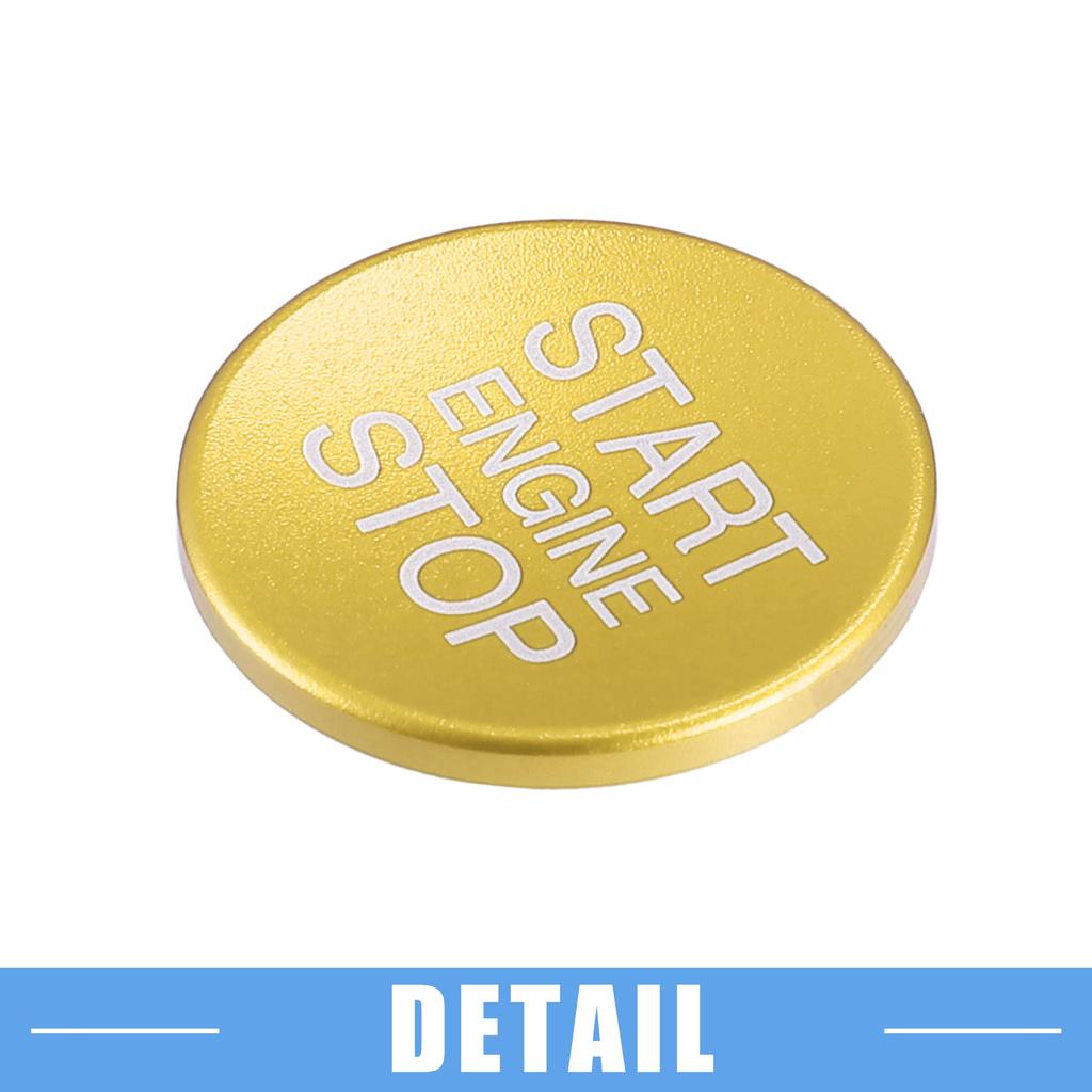 A ABSOPRO Engine Start Stop Ignition Button Overlay Cover Decal Interior Trim Sticker Fits
