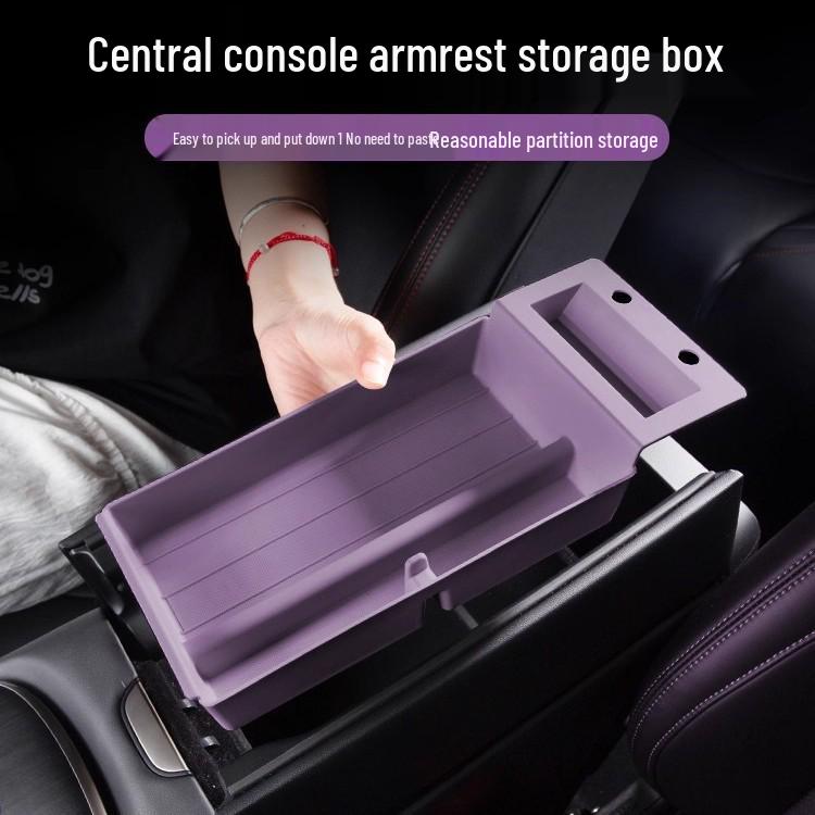 

Xiaomi SU7 Armrest Box Storage Organizer Accessories Galaxy Gray