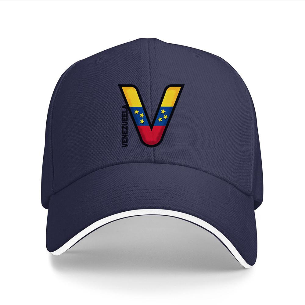 Pc Venezuelan Letter V Regional Symbol Travel Hat Perfect for Running Fitness and Outdoor Activities This Lightweight Cap