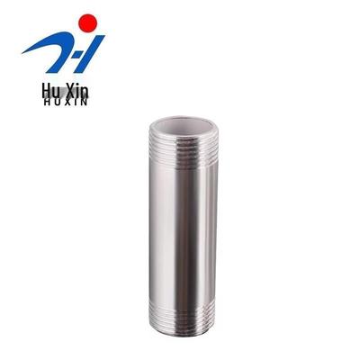 304 Stainless Steel Double Male Thread Pipe Extension Nipple