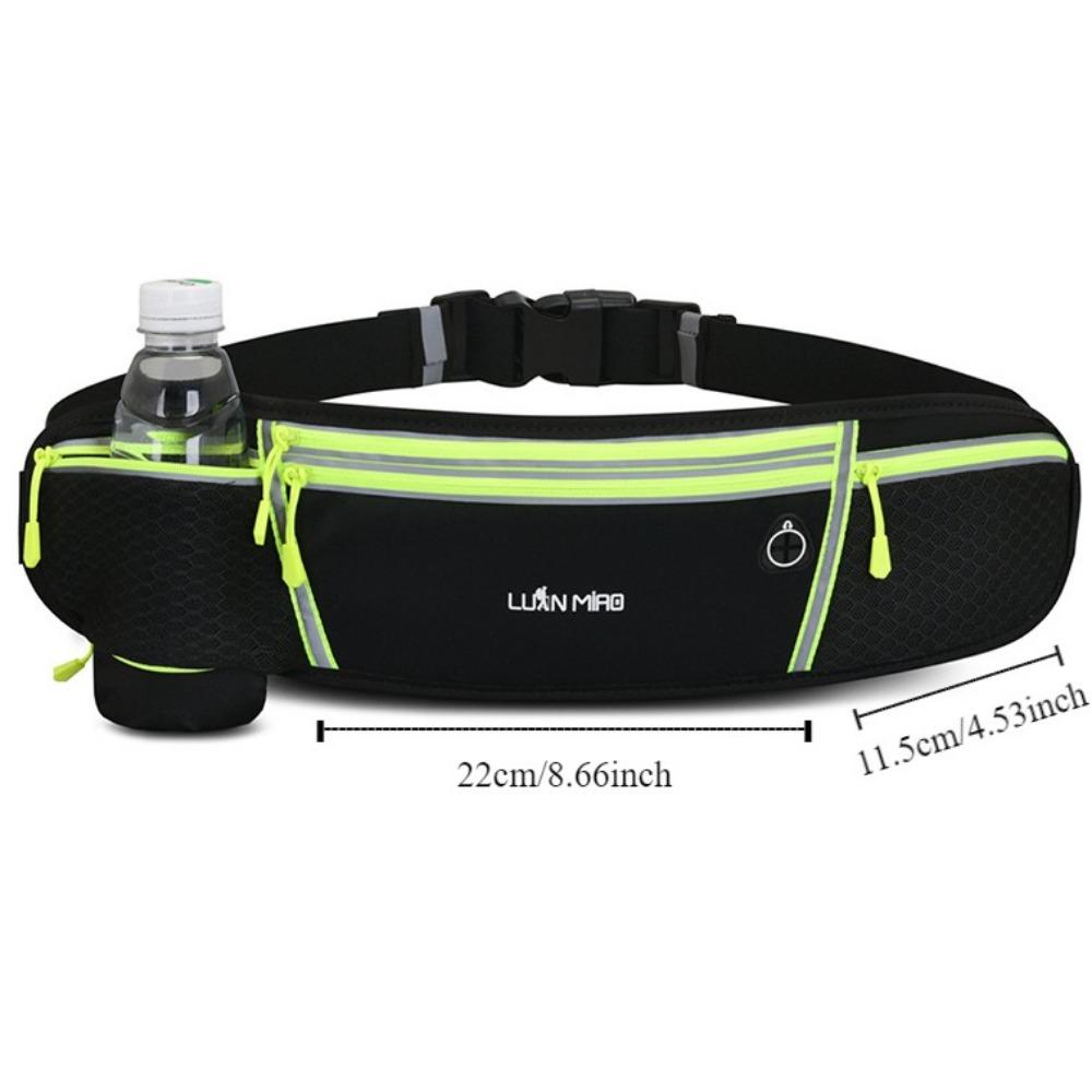 With Bottle Bag Marathon Running Bag Hydration Belt Bottle Sports Phone Bag  Men Women