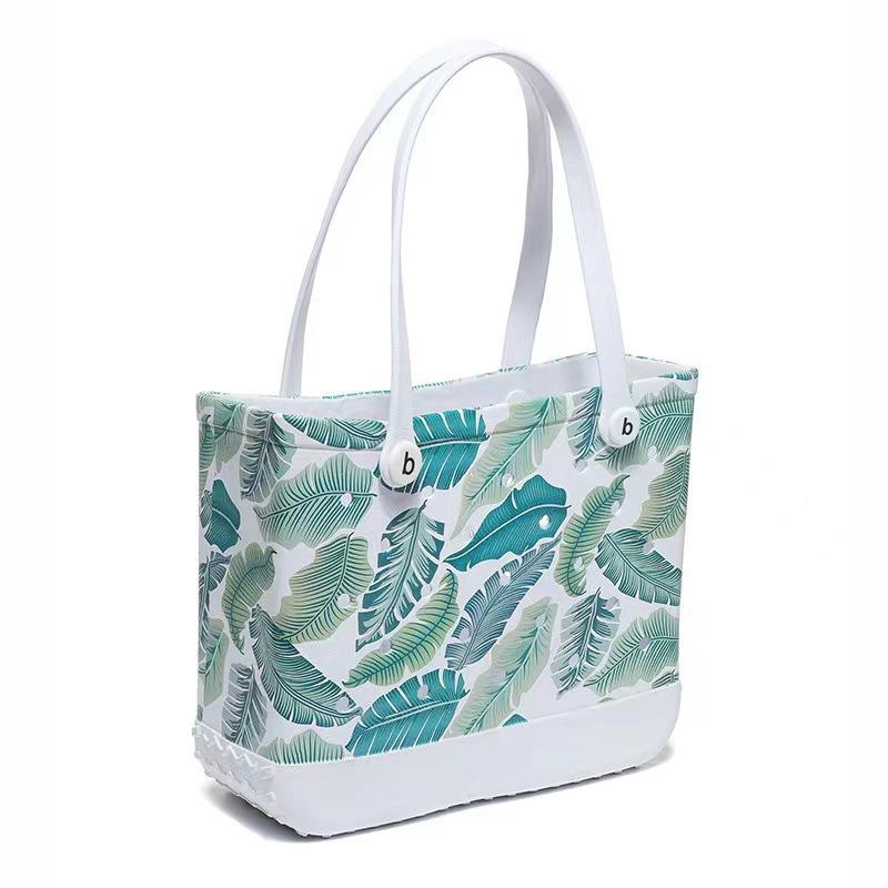 Borsa da spiaggia leggera di grande capacità Extra Large Tote Impermeabile Durevole Adatta per Nautica Piscina Sport Palestra Borsa a mano aperta