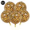 Leopard Print Bow Foil Balloons 4D Round Cheetah Animal Balloon Wild One Jungle Safari Theme Birthday Bachelorette Party Decor