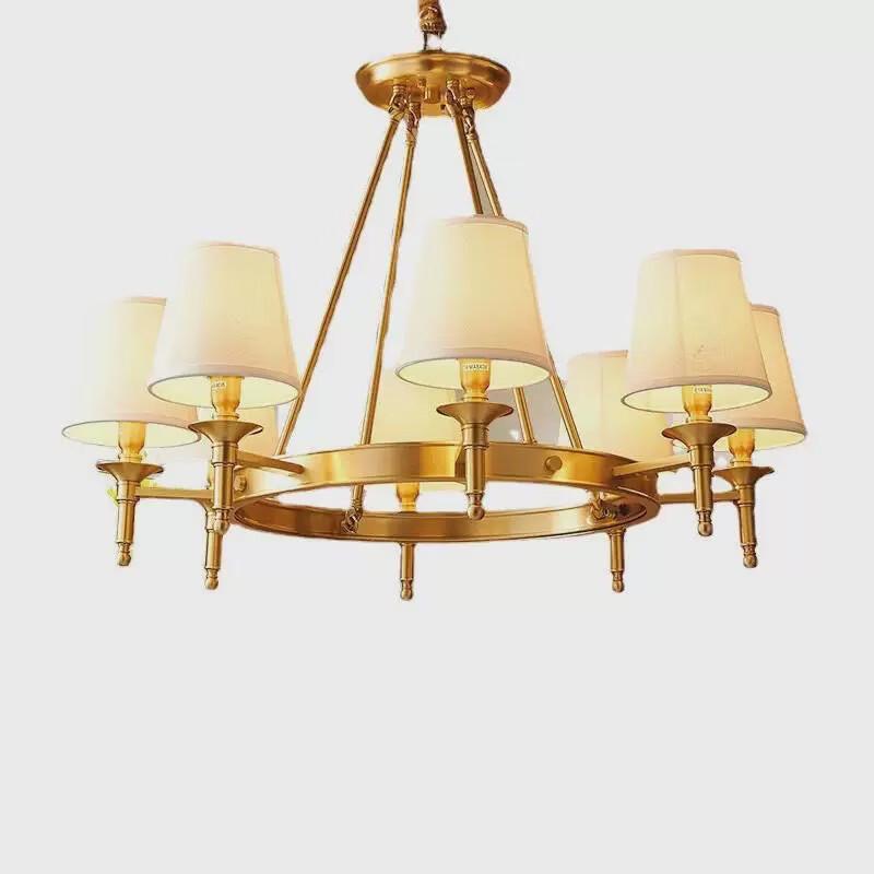 OEING Vintage Farmhouse 10-Light Chandelier with 3-Color LED