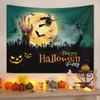 Halloween Horror Moon digitalprinted polyester tapestries living rooms bedrooms macrame wall hanging room decor aesthetic