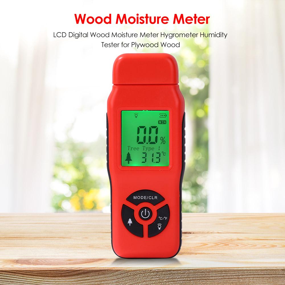 Wood Moisture Tester Moisture Meter Wood Cardboard Mixed Wall Moisture Content