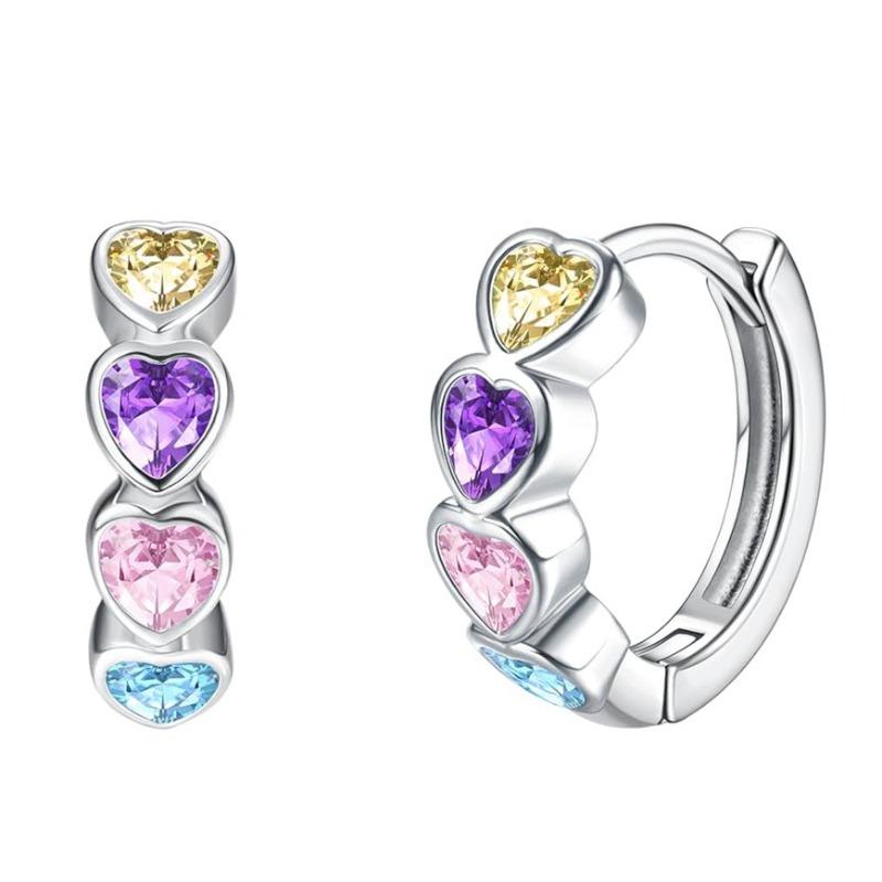 

Bobisty 1 Pair Hypoallergenic Screw Back Stud Earrings For Women Surgical Steel Hoop CZ Butterfly Star Dangle Earrings Set 20G