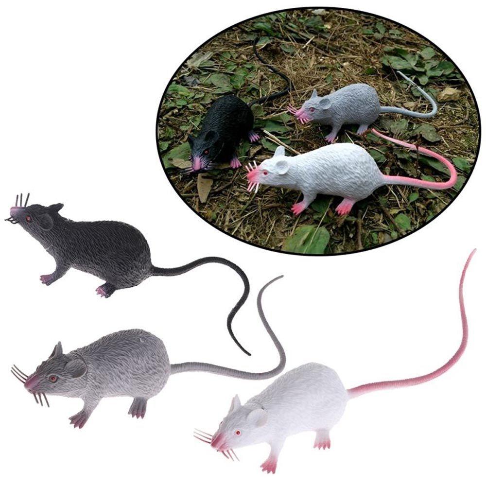 

Gift Practical Halloween Joke Prop Tricky Party Decor Fake Mouse Mouse Model чорний