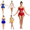 Dame Latin Rumba Dans Leotard med Pjusket Fjer Nederdel Glitrende Rhinestones Gennemsigtig Mesh Stropløs Bodysuit til Tango Cha Cha Sceneoptræden