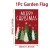 Christmas Garden Flag Merry Christmas Decoration for Home 2025 Navidad Natal Xmas Ornament Outdoor Yard Banner New Year Supplies