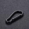 5pcs 3.6*46mm Spring Snap Clip Aluminium Alloy Water Bottle Hooks Climbing Keychain  Outdoor Tool