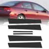 Car Sticker Pillar Posts Door Trim Covers Decorative Accessories 2007 2008 2009 2010 6Pcs For Honda Civic 2006-2011