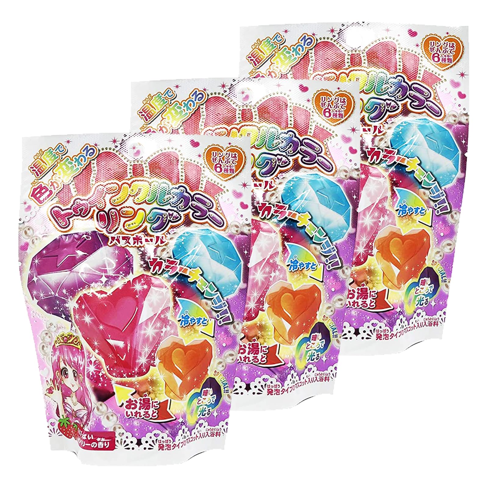 

Корпорация Knoll Bath Bomb Twinkle Bath Ball Coloring Bath Ball Set of Color Mascot Scented 3, Change, Включая,