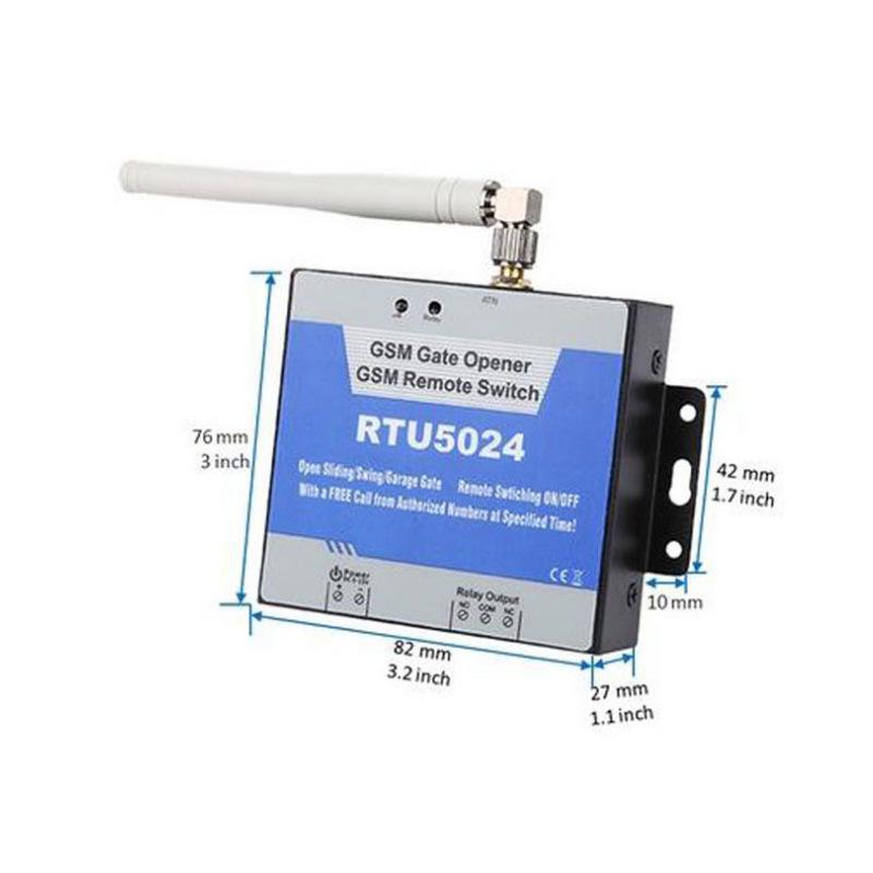 RTU5024 2G GSM Garage Door Controller with Power Failure Alarm and Remote Control