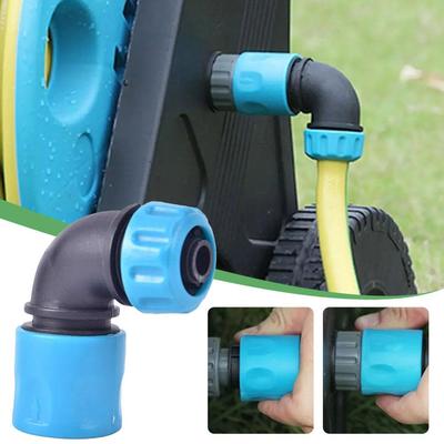 1/2 " (12,5 mm) Schlauch ABS-Winkel Schnellkupplungen Gartenwasserverbinder Gartenbewässerung Autowaschschlauch Schnell Schnell-Winkelgelenk