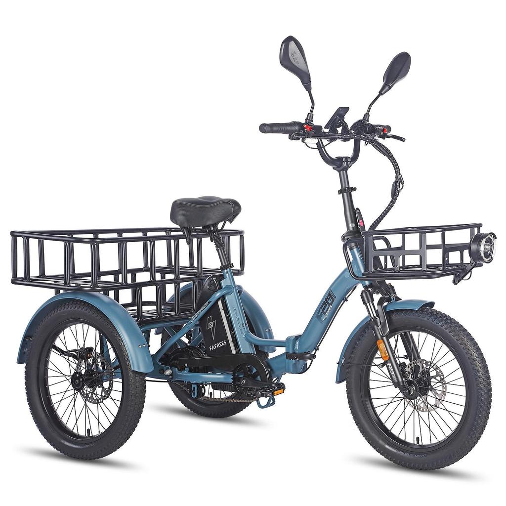 Elektrofahrrad Fafrees 20" 750W Motor Elektrisches Lastenrad 48V 21AH Höchstgeschwindigkeit 30km/h City Ebike Für Erwachsene Zuladung 180kg F20 Mate