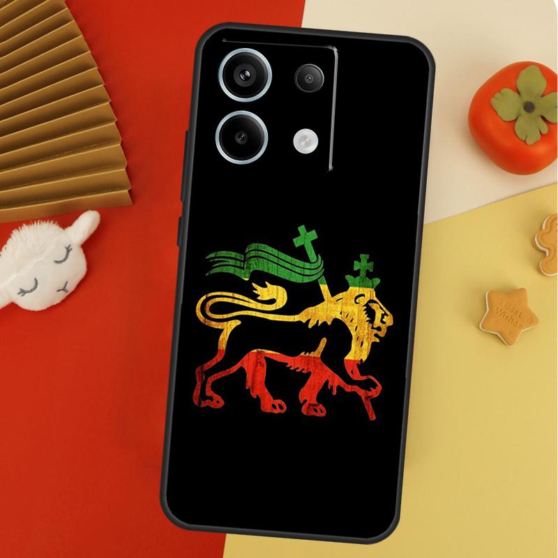 

Rasta Lion Case For Xiaomi Redmi 13C 14C 10C 12C Redmi Note 13 12 11 9 10 14 Pro 9S 10S 11S 12S Cover Redmi 14C