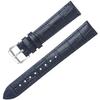 Calm Genuine Crocodile-Embossed Leather Watch Strap, Quick Release, for Watches and Smartwatches, 12mm To 24mm (12mm, Dark Blue)