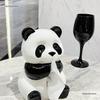 Panda Ceramic Tissue Box Holder - Creative Cartoon Napkin Dispenser for Living Room Decor