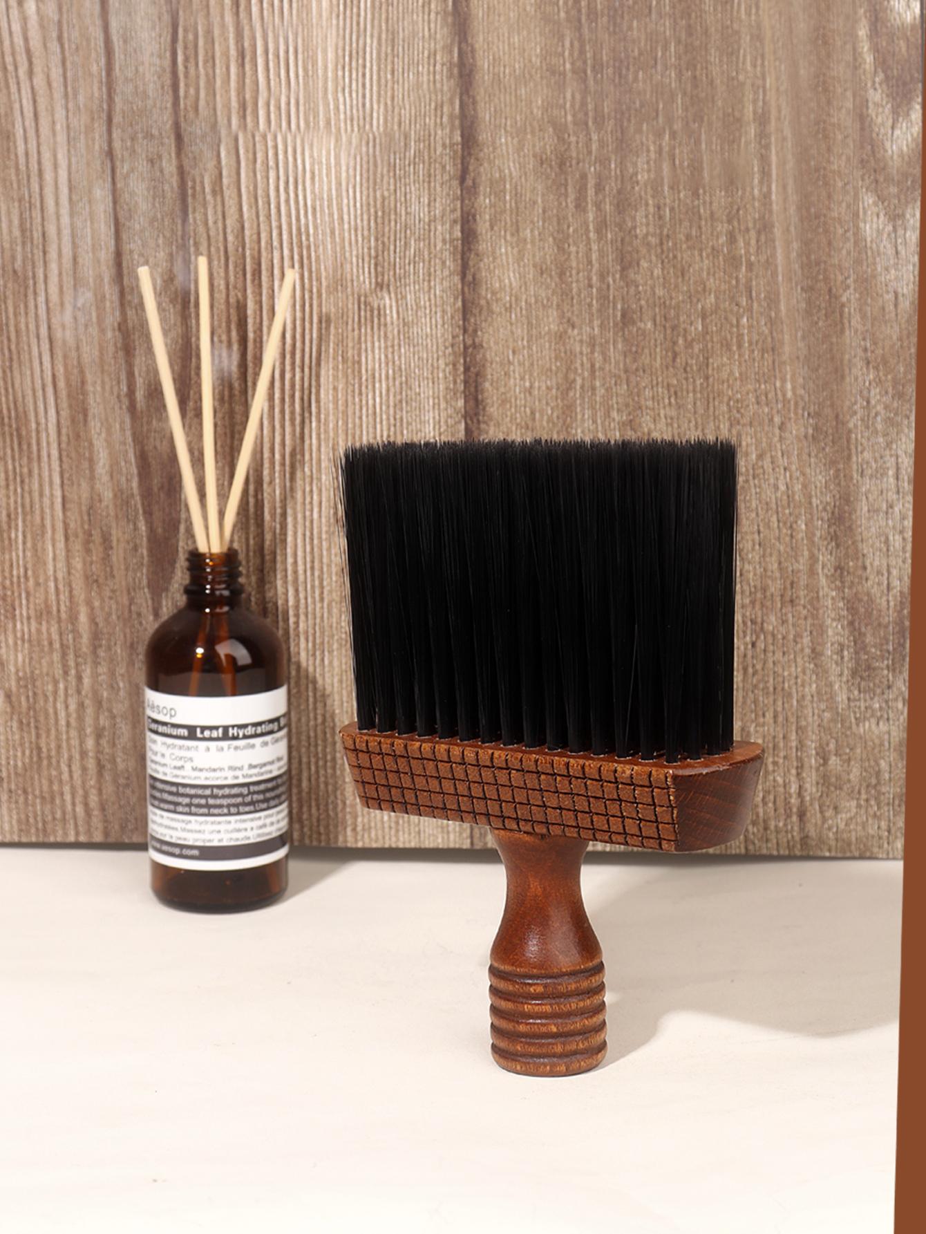 

1pc neck dust collector, soft cleansing facial brush, suitable for hairdressers and household use, Special for real hair wigs