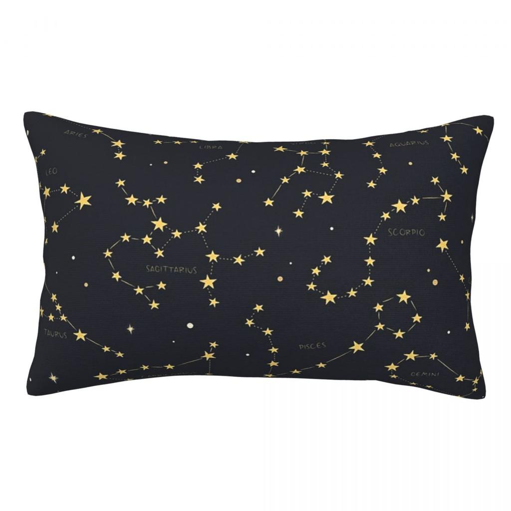 Zodiac Constellations Space Rectangle Pillowcase Cushion Cover Decorative Bedroom Bed Home Comfort Throw Pillow