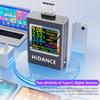 DC 4.5-50V 0-12A PD3.1 Digital Voltmeter Ammeter Power Meter Type-c Cell Phone Charging Tester Bidirectional Current Detection
